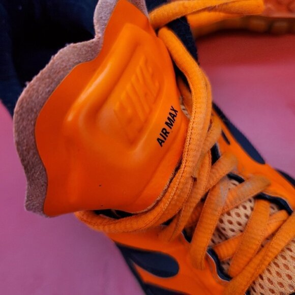 Nike Air Max 2012 GS Anthracite Black Orange Sneaker (7Y) Men 7 Shoes - Picture 6 of 7